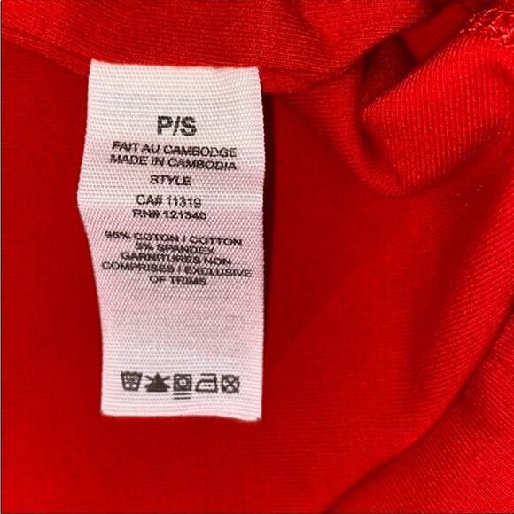 Garage red tube top - Picture 4 of 5